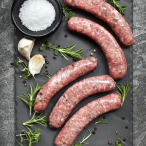 Beef Pepper and Worsterschire Sausage